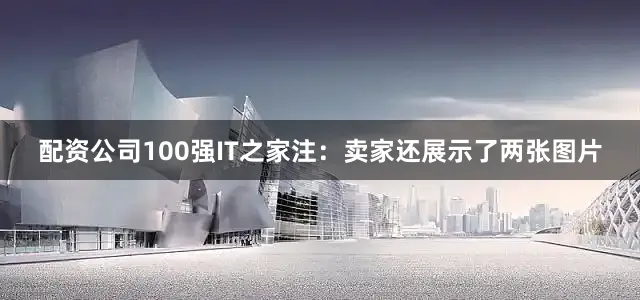 配资公司100强IT之家注：卖家还展示了两张图片